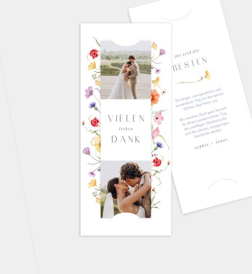 Dankeskarte Hochzeit Midsummer