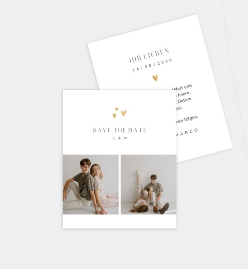 Save-The-Date Karte Hochzeit Lovely Moment