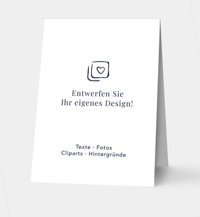 Tischnummer Hochzeit Blanko Design