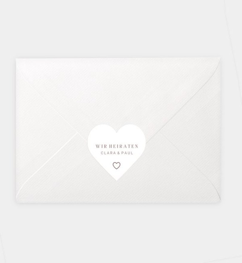 Siegelsticker Hochzeit Full with Love