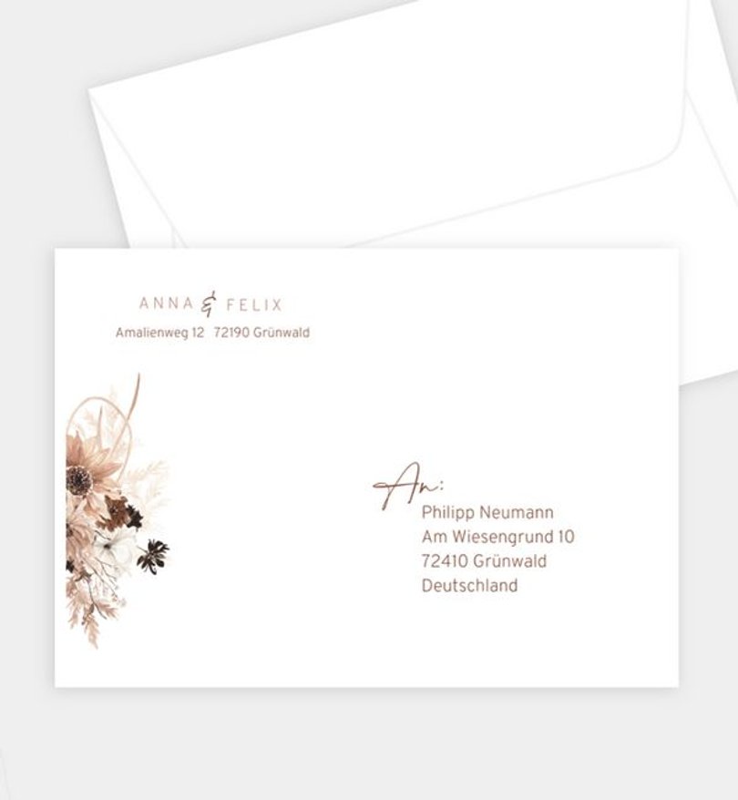 Briefumschlag Hochzeit Precious Yes