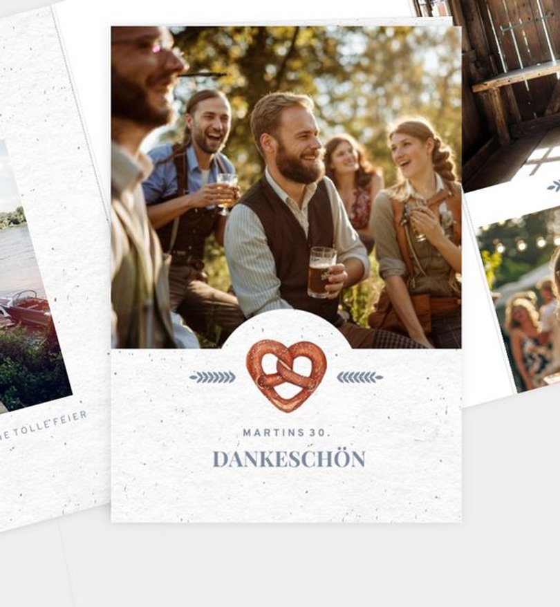 Dankeskarte Geburtstag Viva la Bavaria