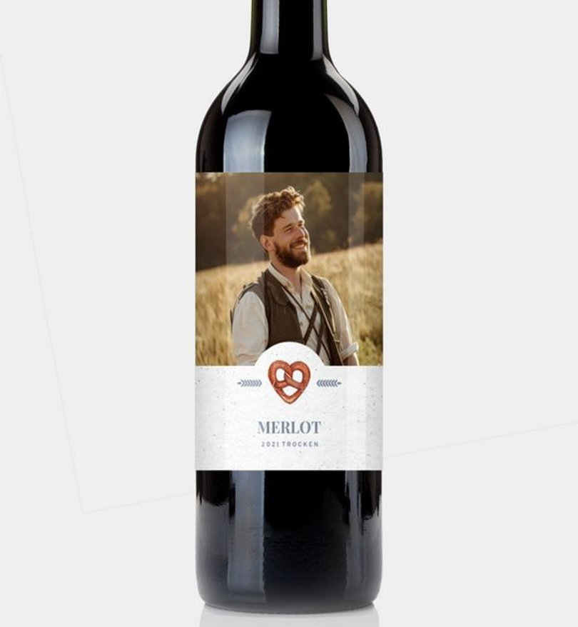 Flaschenetikett Geburtstag Viva la Bavaria