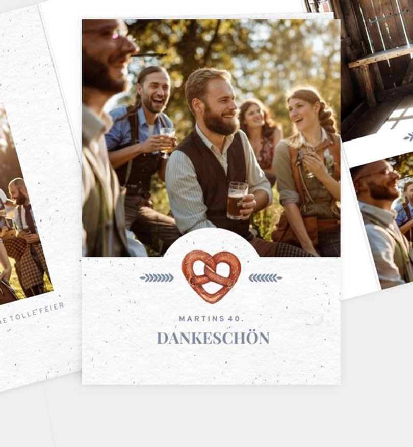 Dankeskarte Geburtstag Viva la Bavaria