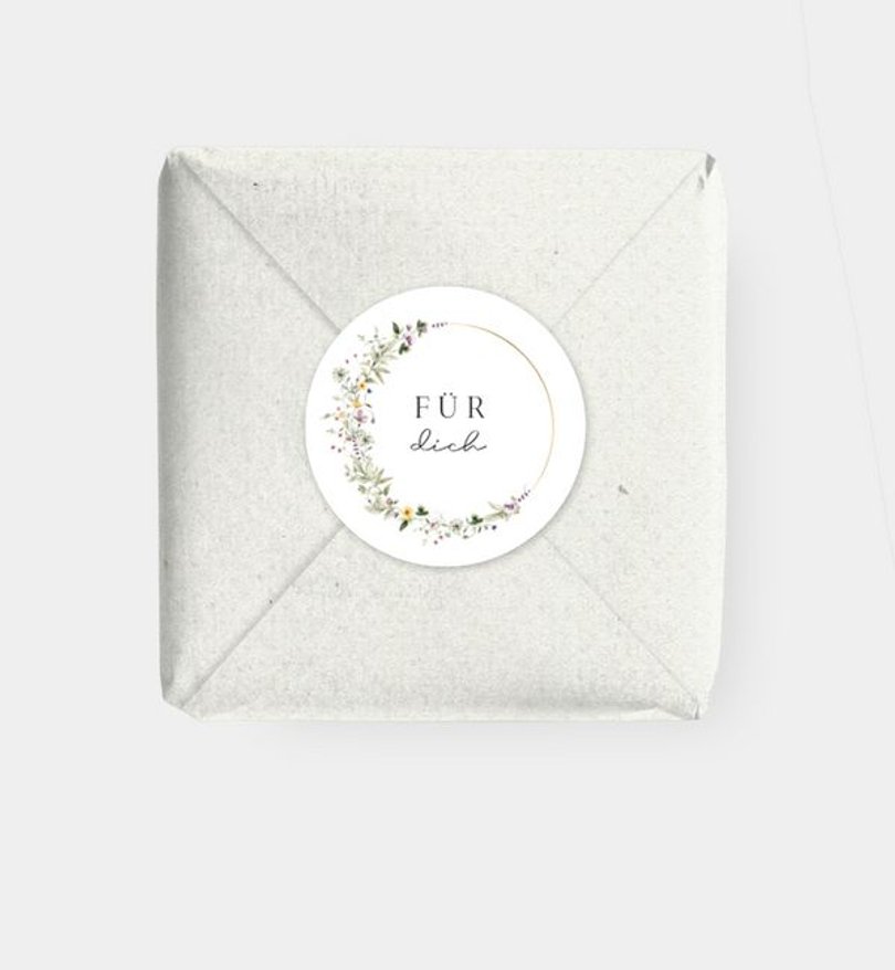 Geschenkaufkleber Hochzeit Grow Together
