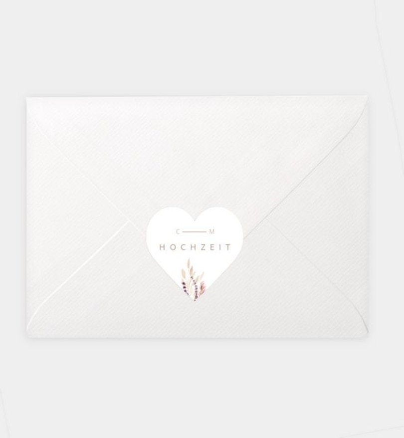 Siegelsticker Hochzeit Praia