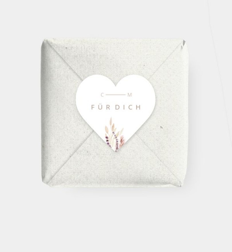 Geschenkaufkleber Hochzeit Praia