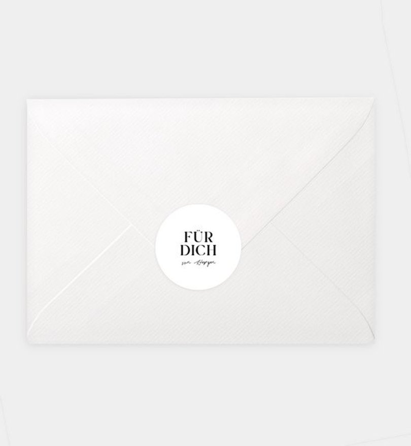 Siegelsticker Hochzeit Grace