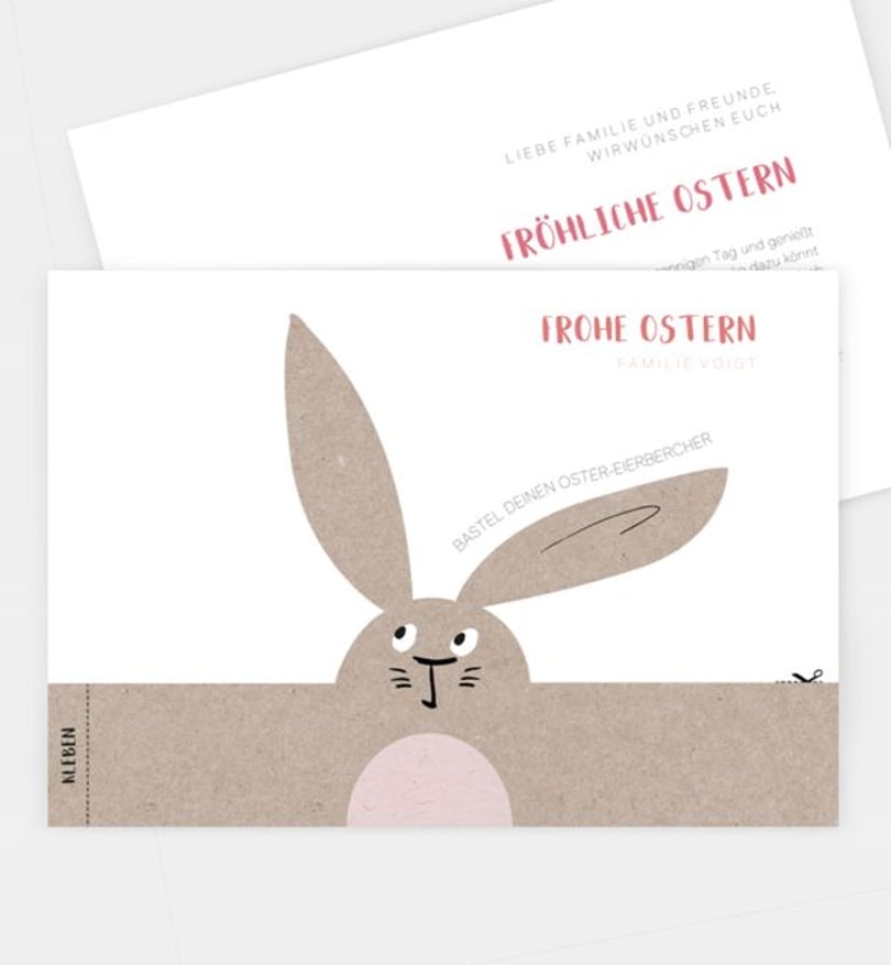 Grußkarte Ostern Bastelkarte