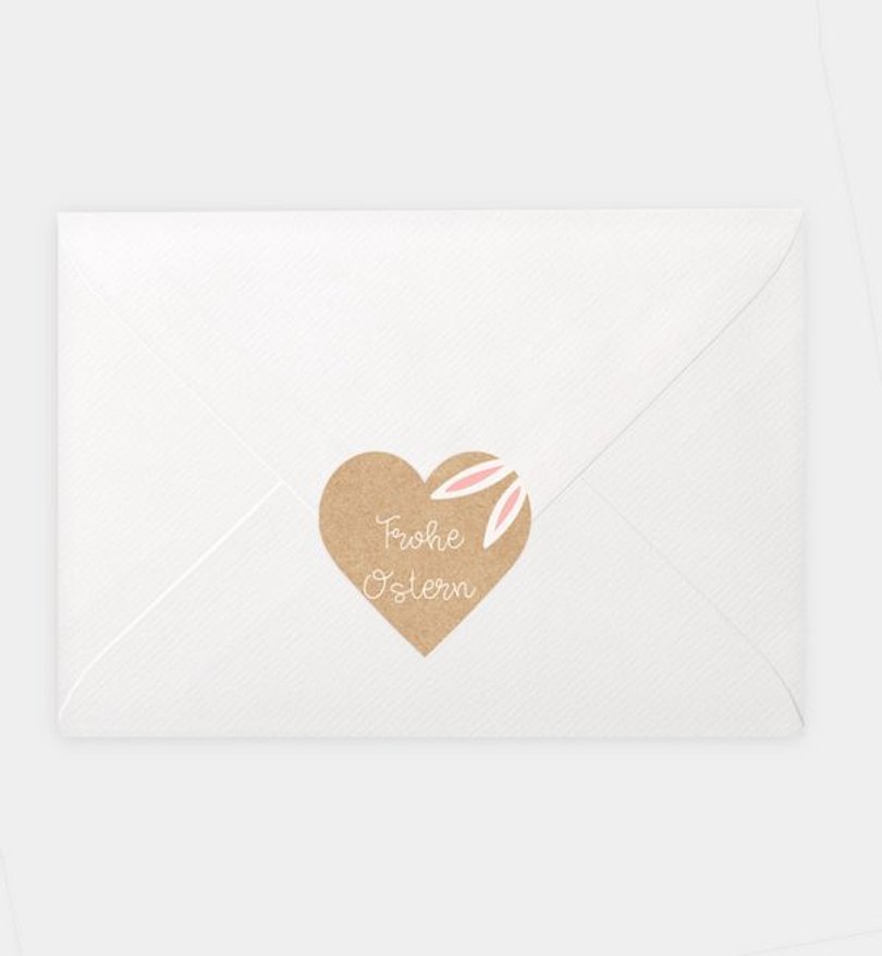 Siegelsticker Ostern Funny Bunny