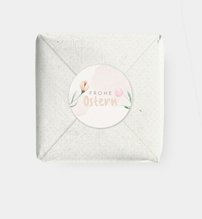 Geschenkaufkleber Ostern Hasenfreude