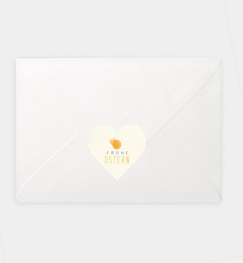 Siegelsticker Ostern Osterversteck