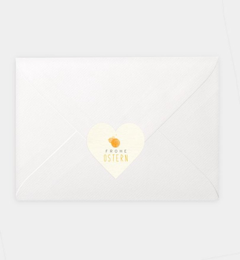 Siegelsticker Ostern Osterversteck