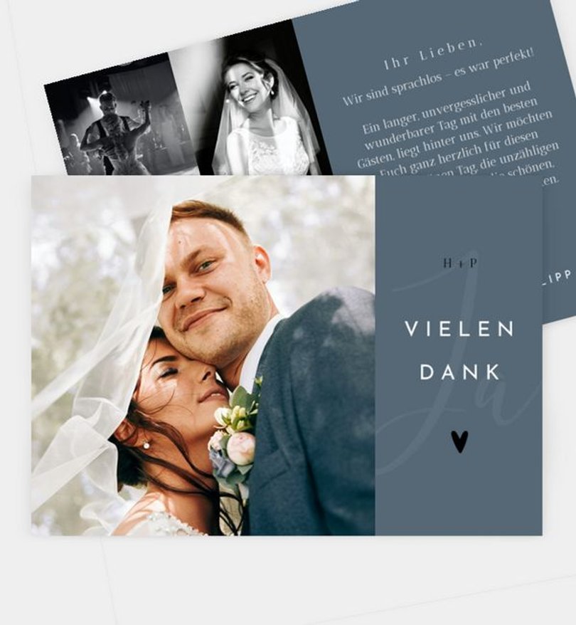 Dankeskarte Hochzeit Liebesbrief