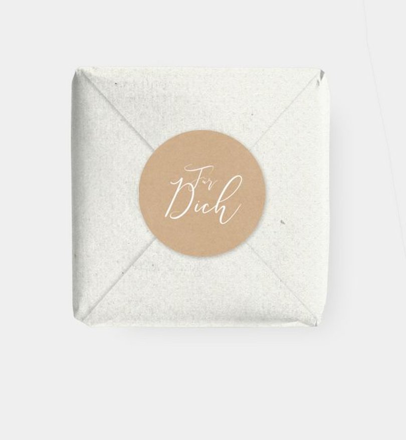 Geschenkaufkleber Hochzeit Einzelstück