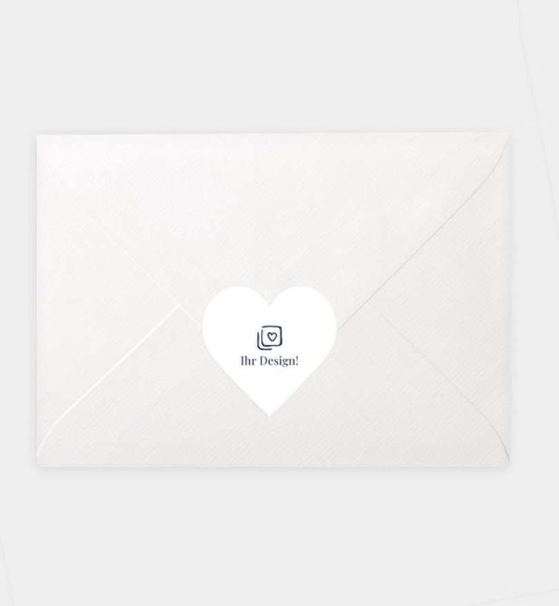 Siegelsticker Goldene-Hochzeit Blanko Design