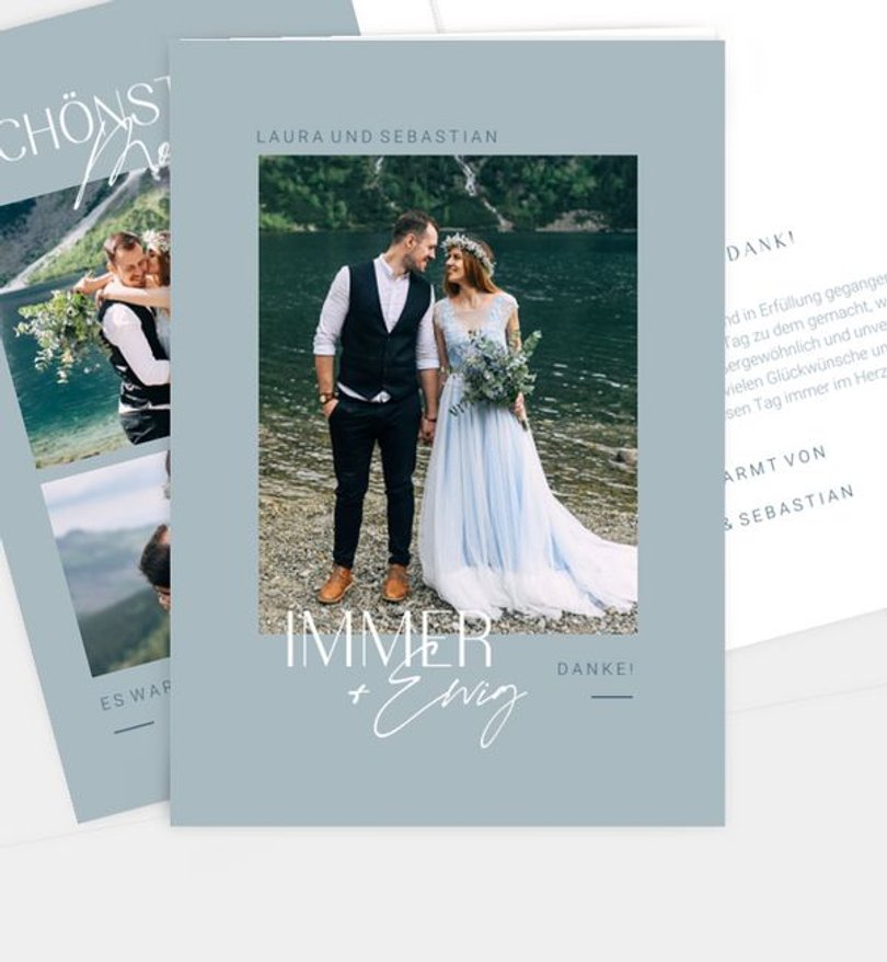 Dankeskarte Hochzeit Liebesbote