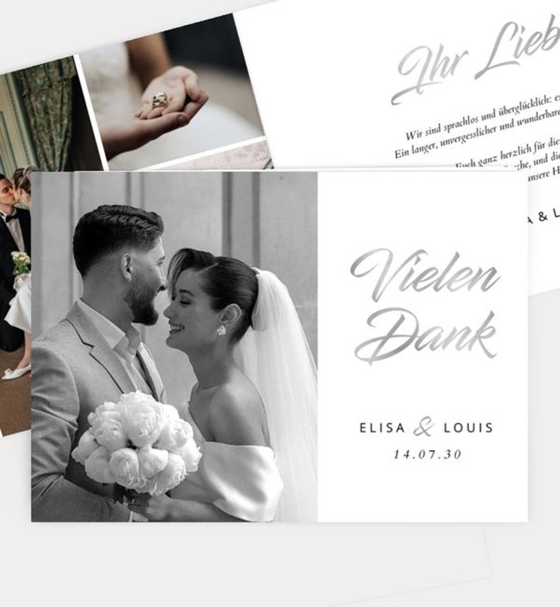 Dankeskarte Hochzeit Gratitude