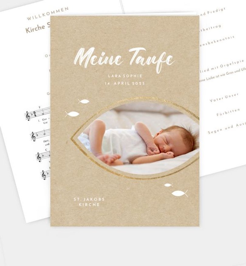 Kirchenheft Taufe Segensfest