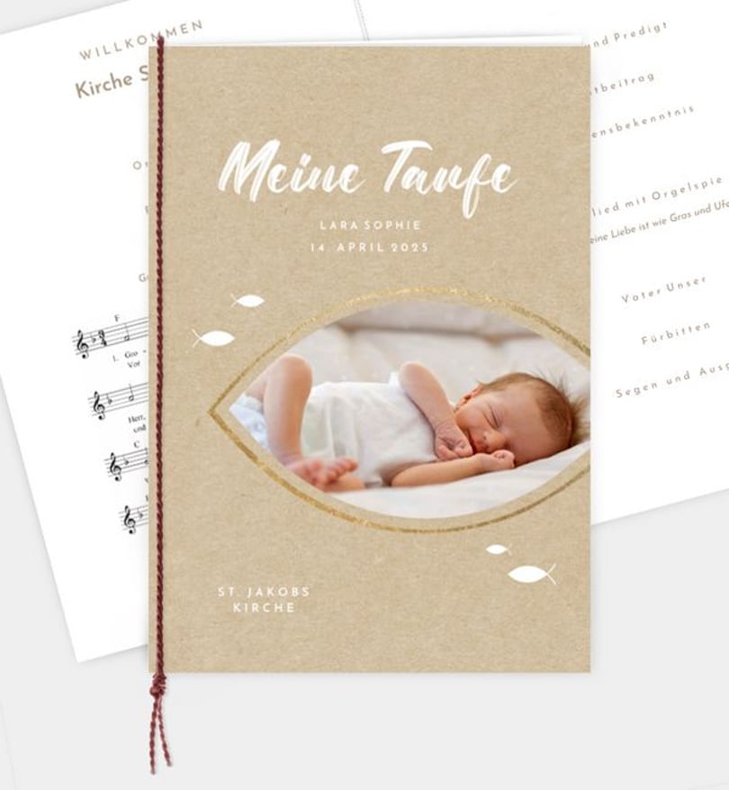 Kirchenheft Taufe Segensfest
