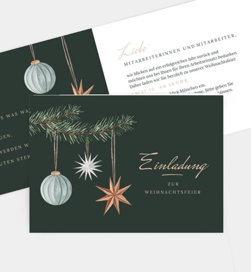 Weihnachtsfeier Weihnachtsfeier Sternenbouquet
