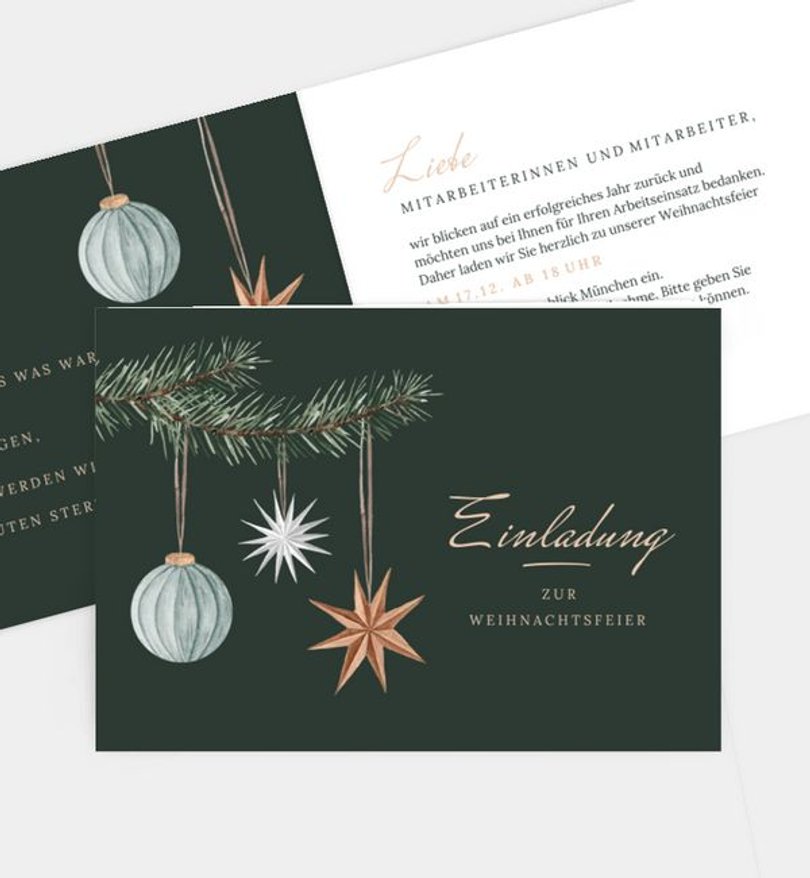 Weihnachtsfeier Weihnachtsfeier Sternenbouquet