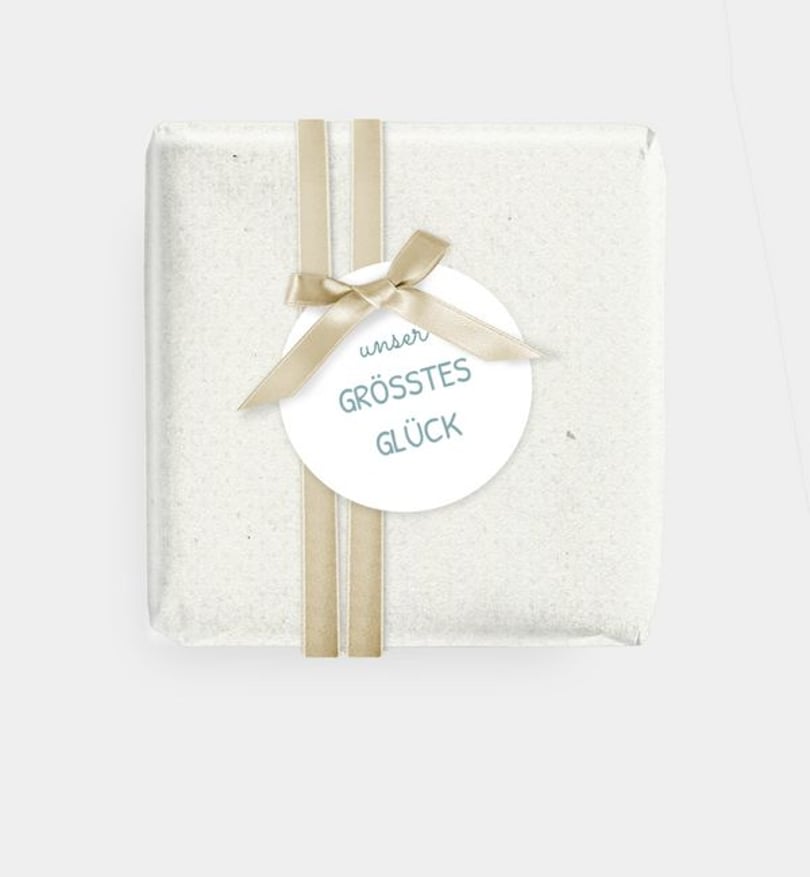 Geschenkanhänger Geburt Cool Grid