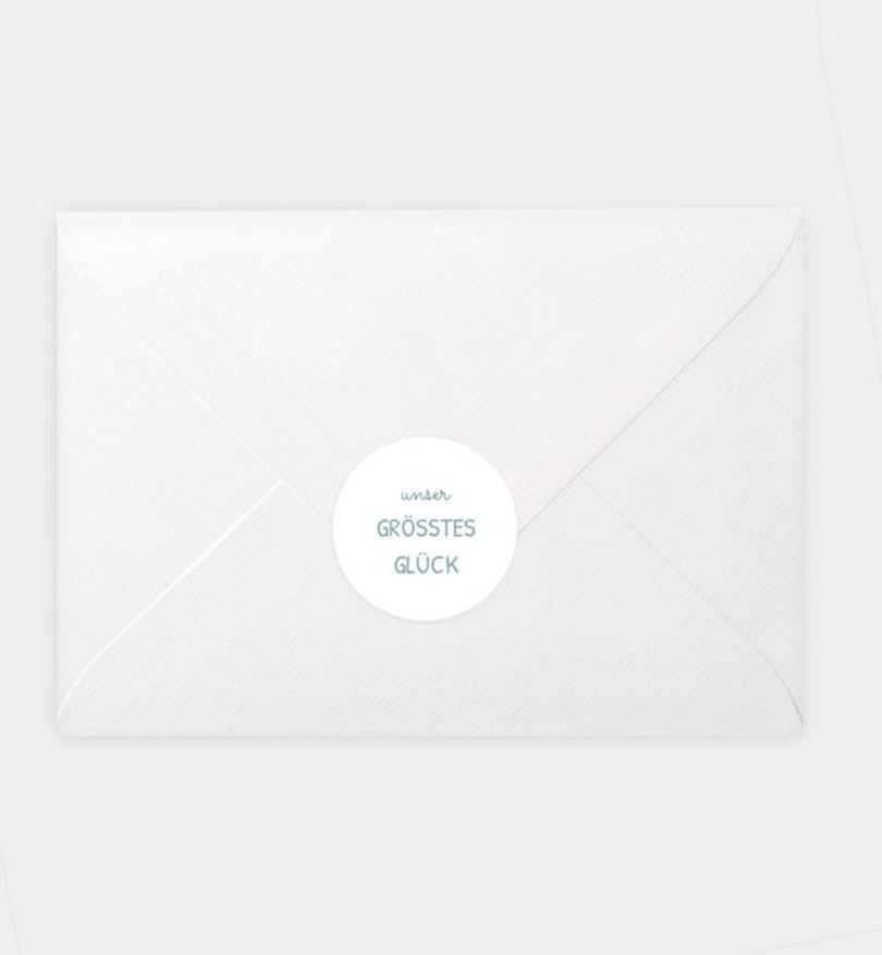 Siegelsticker Geburt Cool Grid