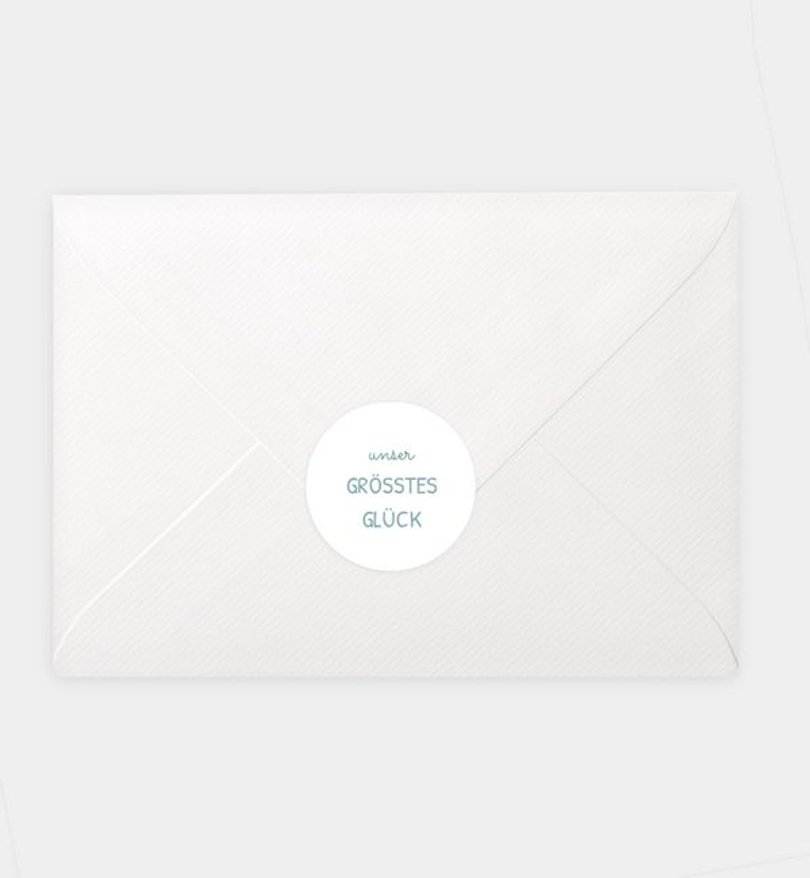 Siegelsticker Geburt Cool Grid