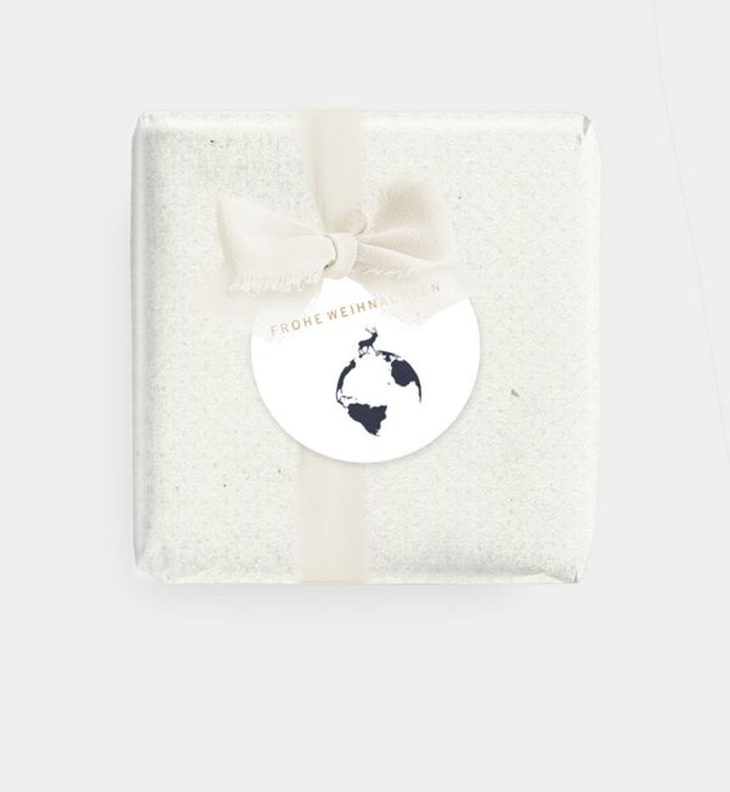 Geschenkanhänger Geschäftlich Weltkugel der Sprachen
