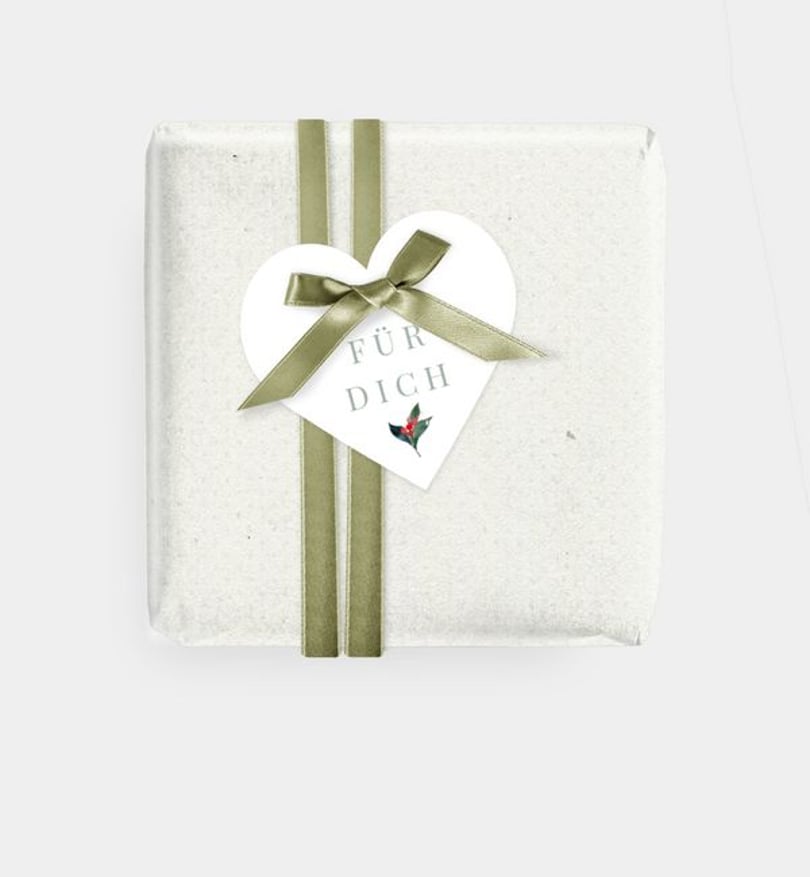 Geschenkanhänger Weihnachten Simple Green