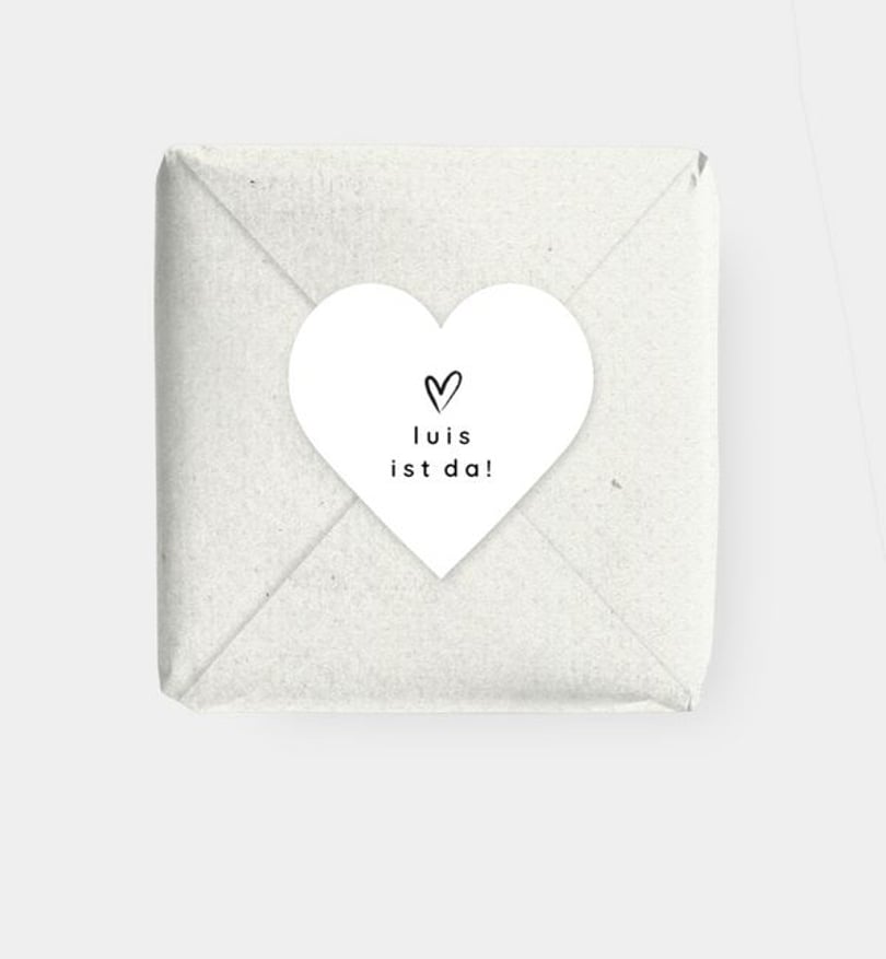 Geschenkaufkleber Geburt Hello Baby