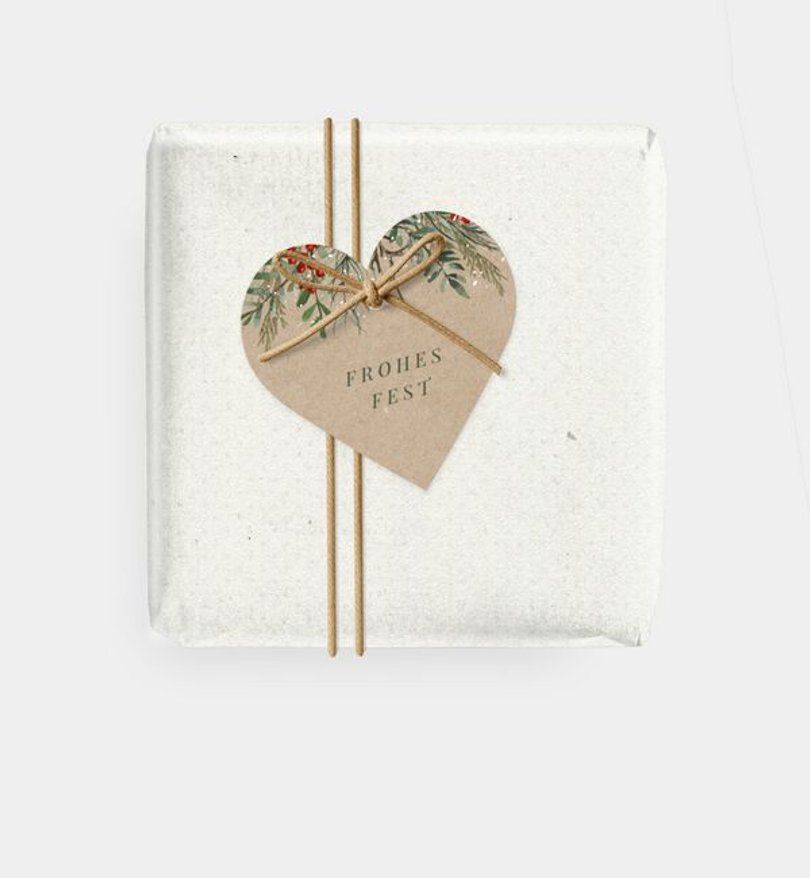 Geschenkanhänger Weihnachten Tannenfunkel