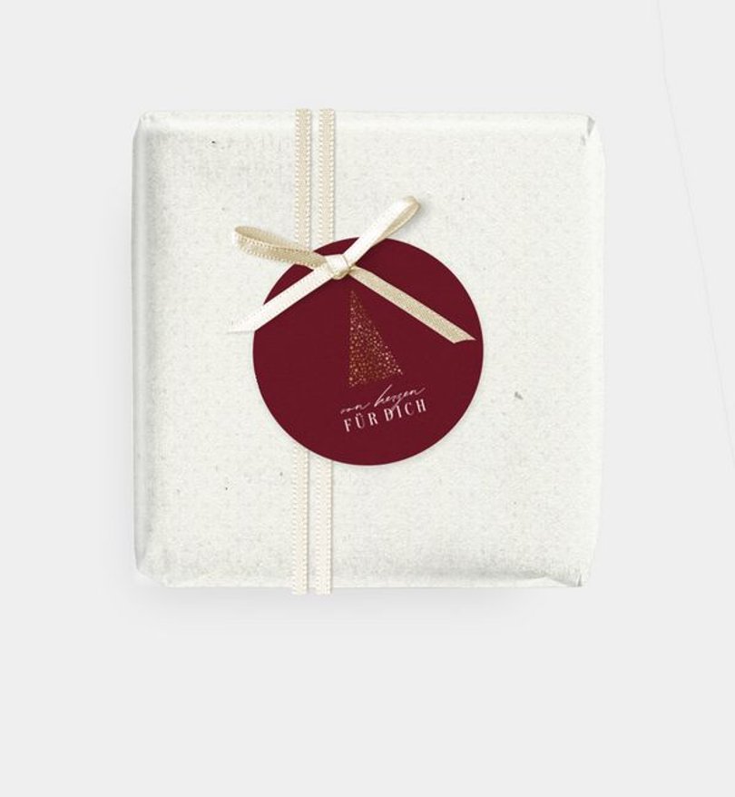 Geschenkanhänger Geschäftlich Tannenzauber