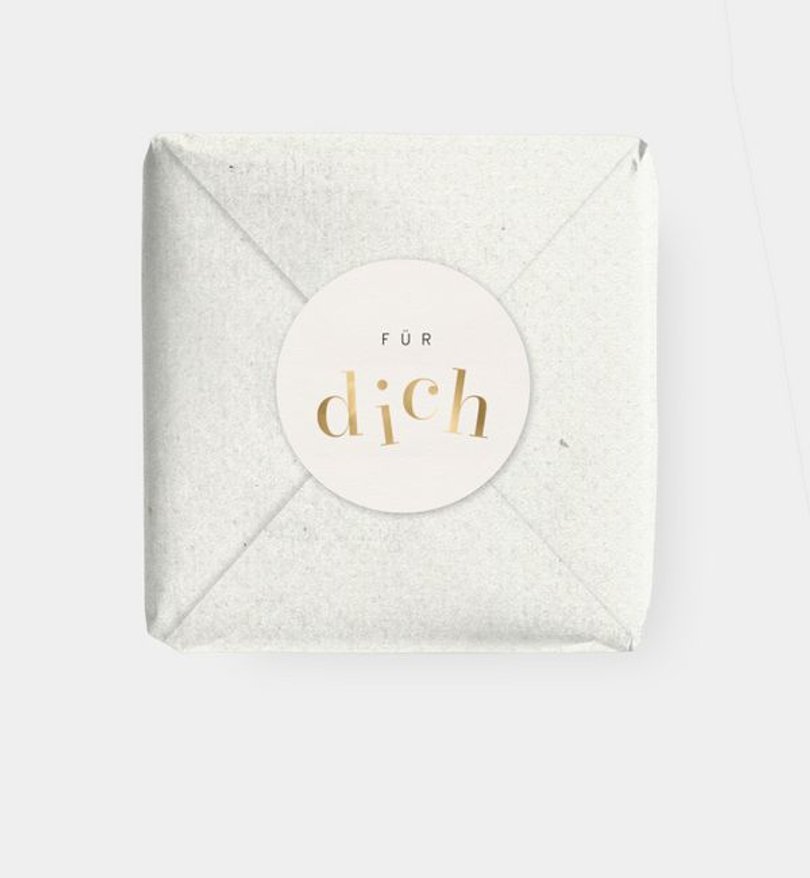 Geschenkaufkleber Geschäftlich Jumping Letters