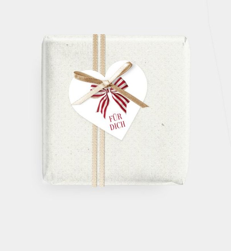 Geschenkanhänger Weihnachten Weihnachtsschleife