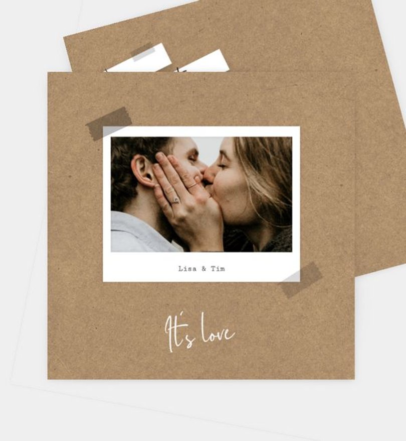 Einladungskarte Hochzeit Handmade