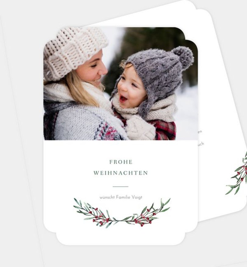 Weihnachtskarte Weihnachten/Privat Winterberry