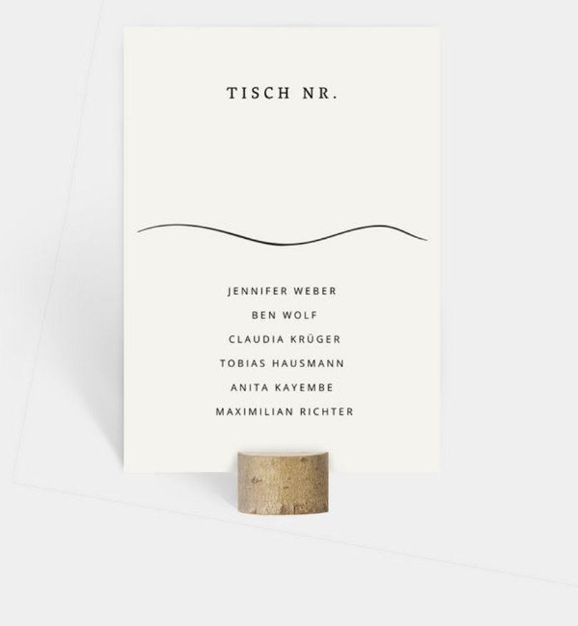 Gruppentischkarte Weihnachten Lineart Reindeer