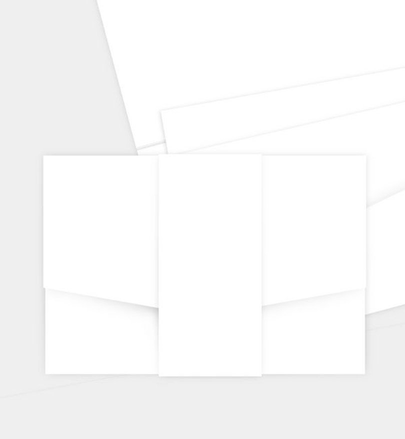 Einladungskarte Allgemein Pocketfold