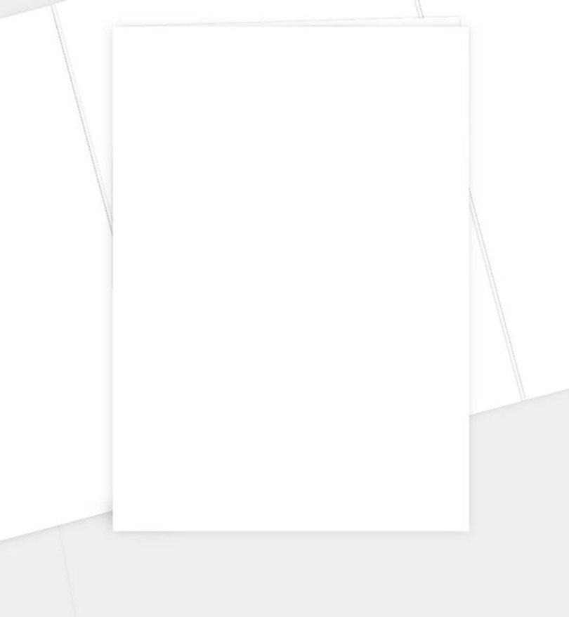 Einladungskarte Allgemein B6 Doppelklappkarte hoch