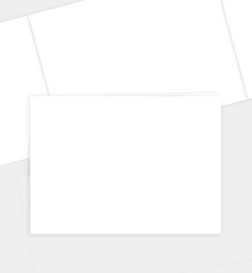 Einladungskarte Allgemein Doppelklappkarte quer