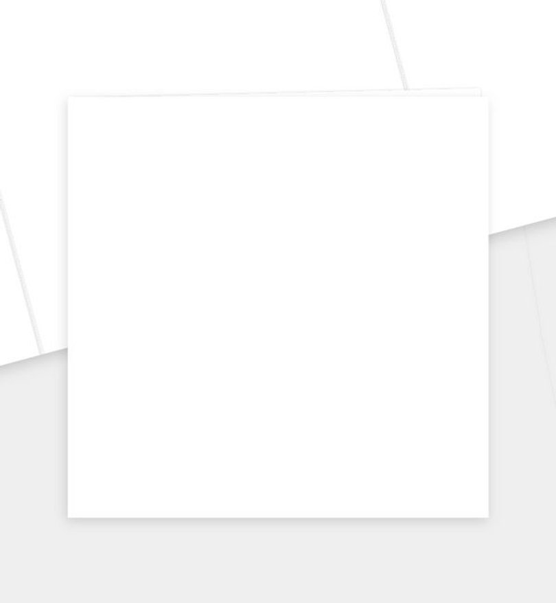 Einladungskarte Allgemein Doppelklappkarte quadratisch