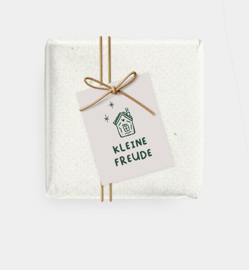 Geschenkanhänger Weihnachten Whimsical
