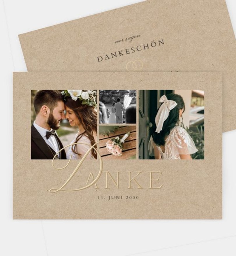 Dankeskarte Hochzeit Soulmates