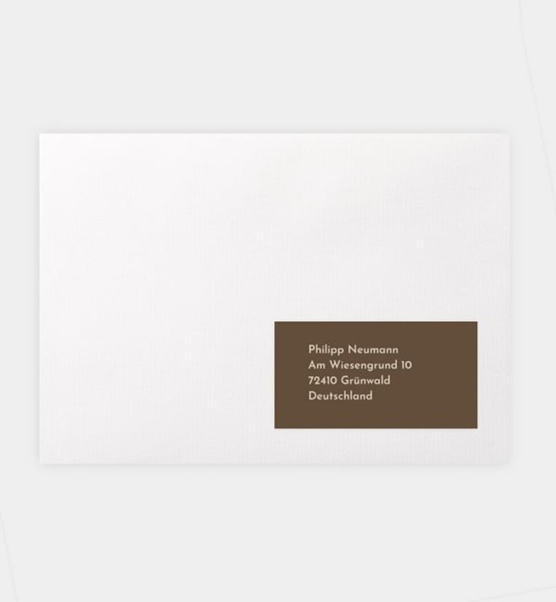 Empfängeraufkleber kommunion/empfaengeraufkleber/occasion Semplice