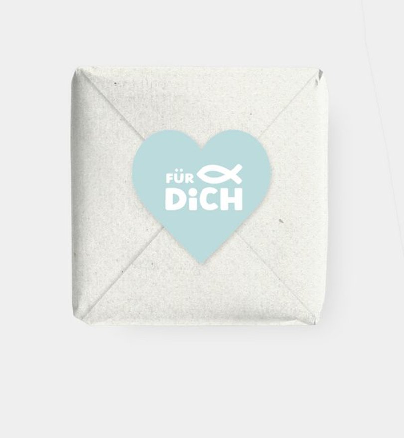 Geschenkaufkleber Kommunion Title Typo