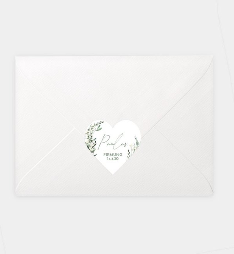 Siegelsticker Firmung Natural Arc