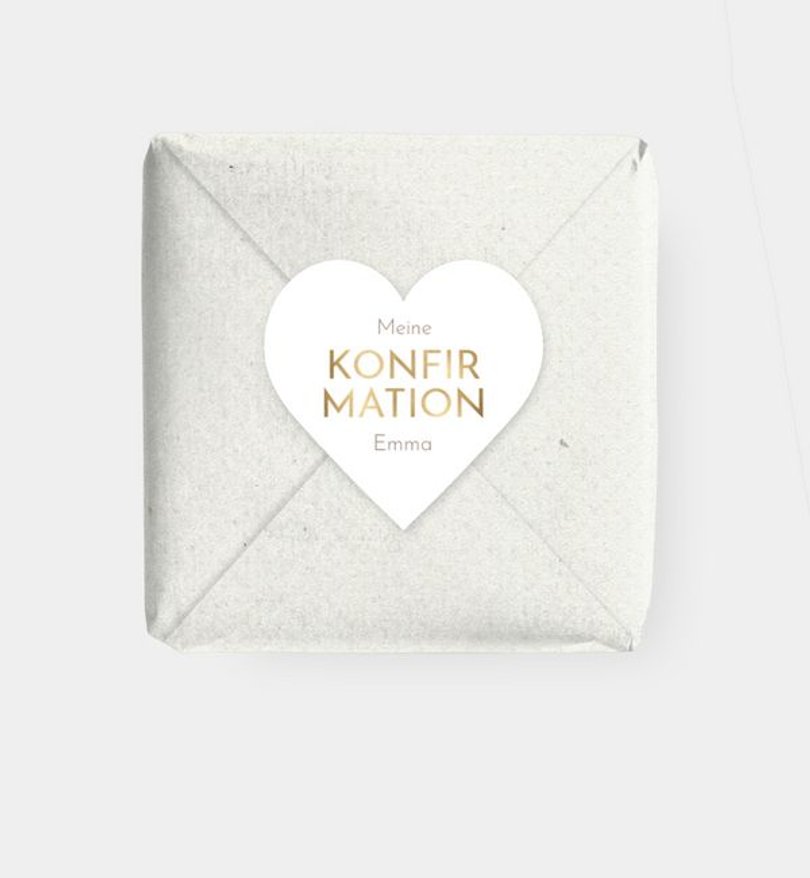 Geschenkaufkleber Konfirmation Harmony