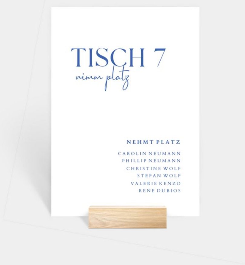 Gruppentischkarte Hochzeit Lovers do